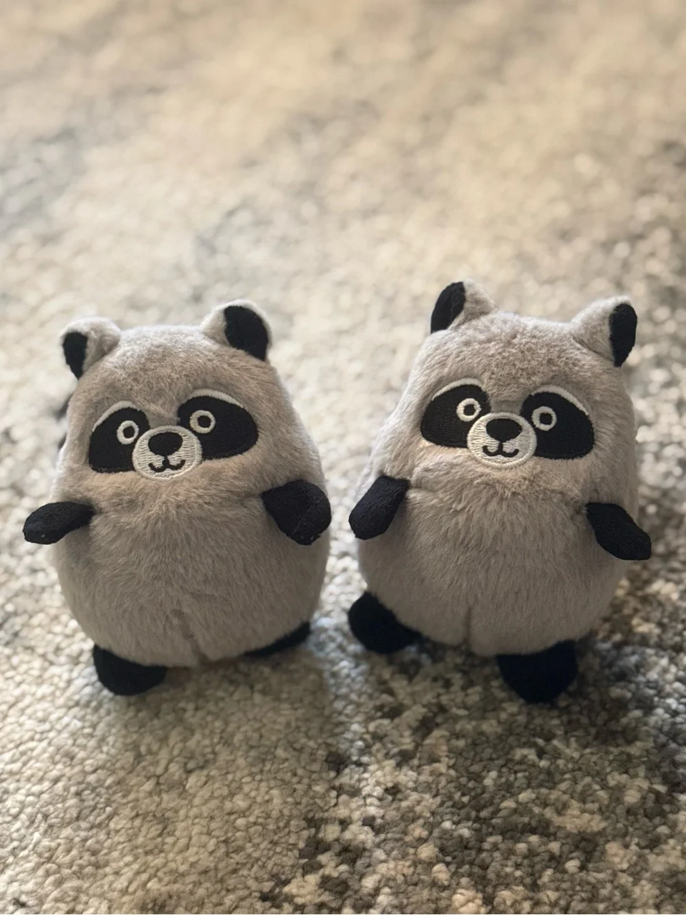 Chewy Frisco Raccoons Plush Squeaky Dog Toy Refills Small, 2* count